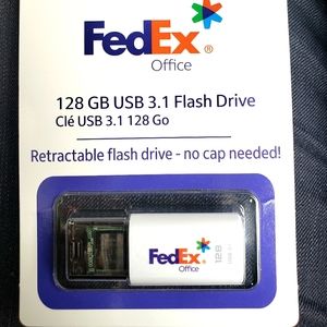 NWT FedEx 128Gb USB Flash Drive
